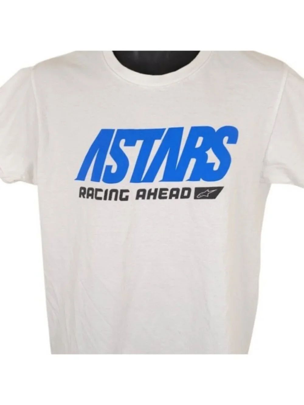 Alpinestars Racing T Shirt Mens Size Medium White Motorsports Supercross